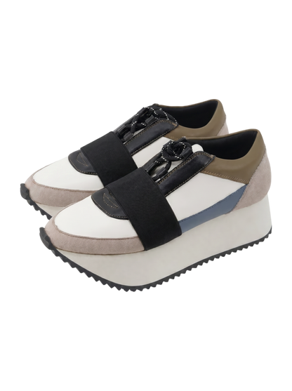 LACE UP PLATFORM SOLE SNEAKERS
