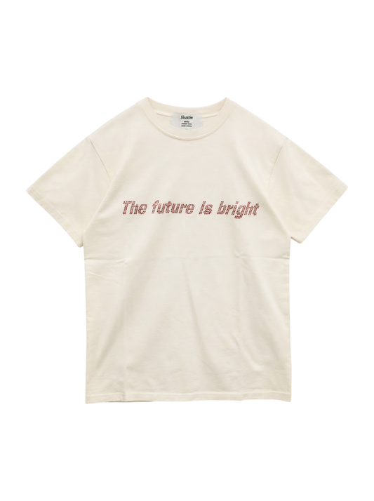 ラインストーンロゴフィット Tシャツ