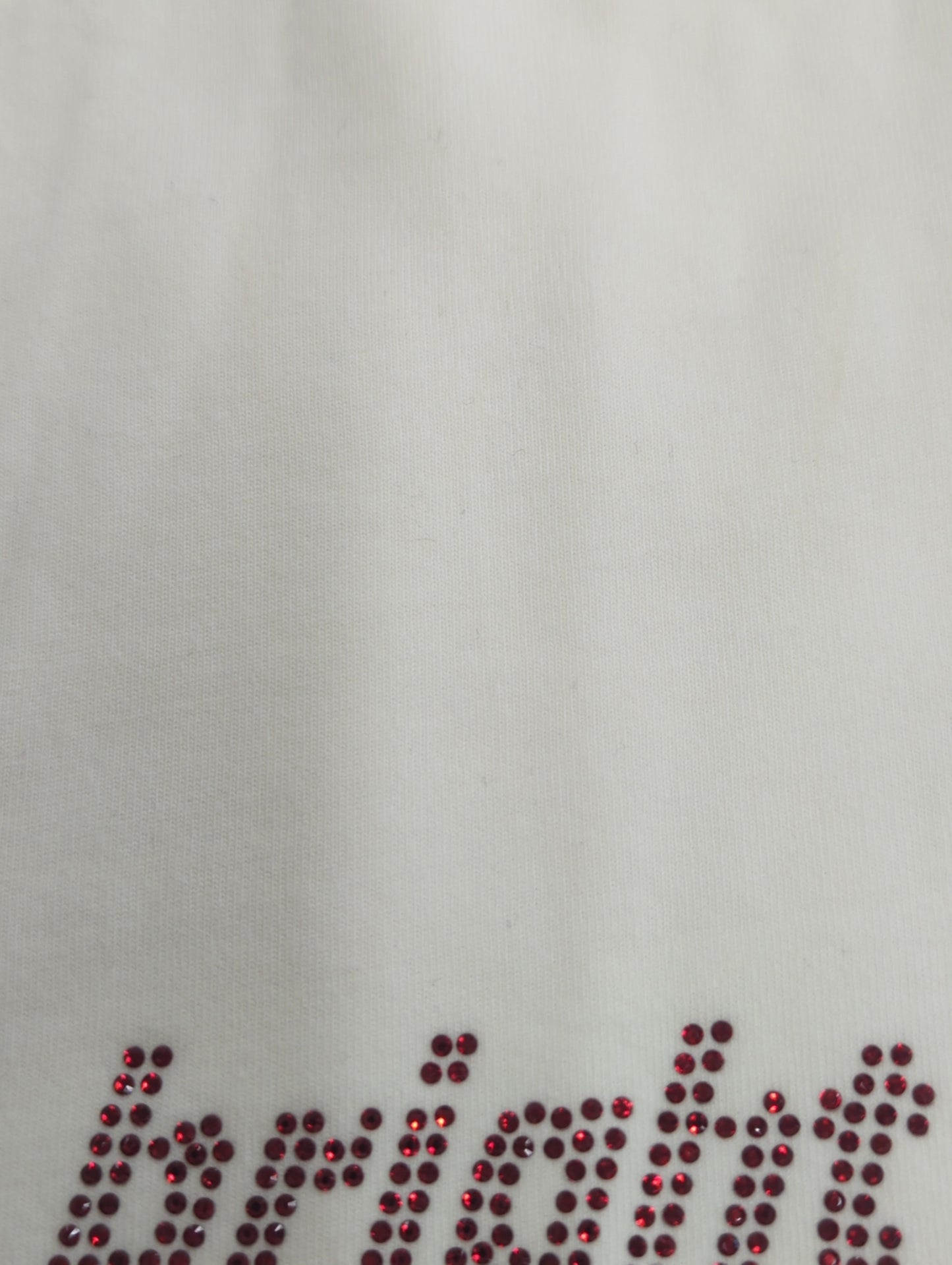 ラインストーンロゴフィット Tシャツ