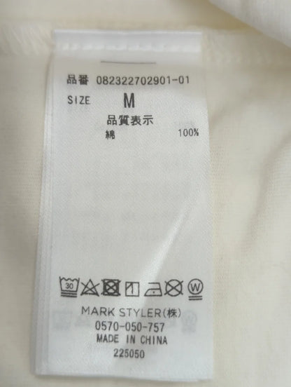 ラインストーンロゴフィット Tシャツ