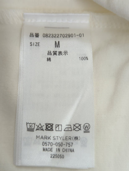 ラインストーンロゴフィット Tシャツ