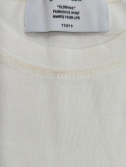 ラインストーンロゴフィット Tシャツ