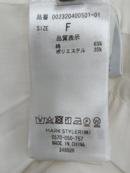 オーガビッツボリュームラッフルコンパクトブラウス