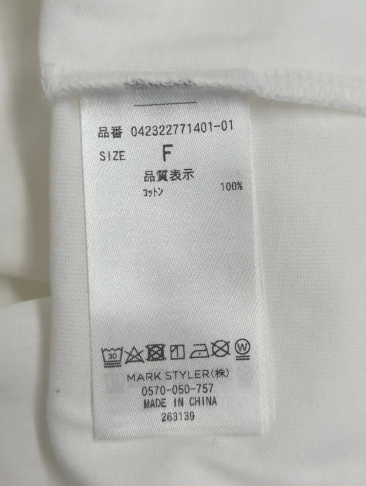 ロゴミニマルTシャツ