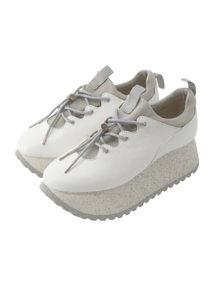 FAKE LEATHER SNEAKERS