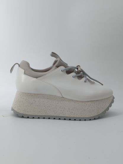 FAKE LEATHER SNEAKERS