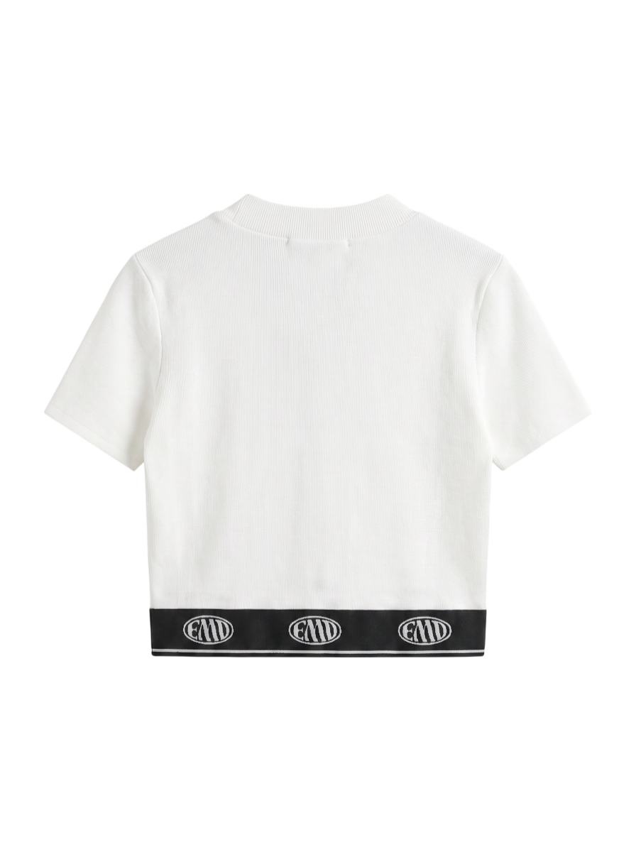 ジャガードフィットTシャツ