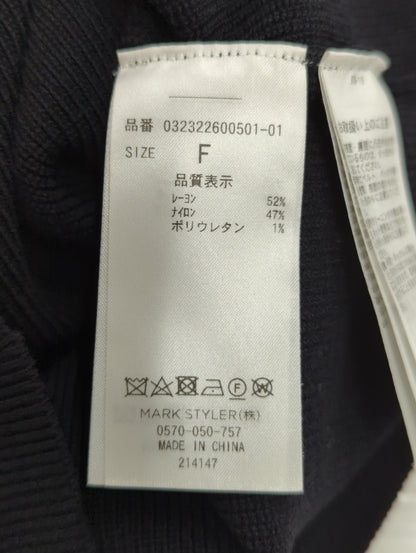 オリカエシスリーブニットプルオーバー