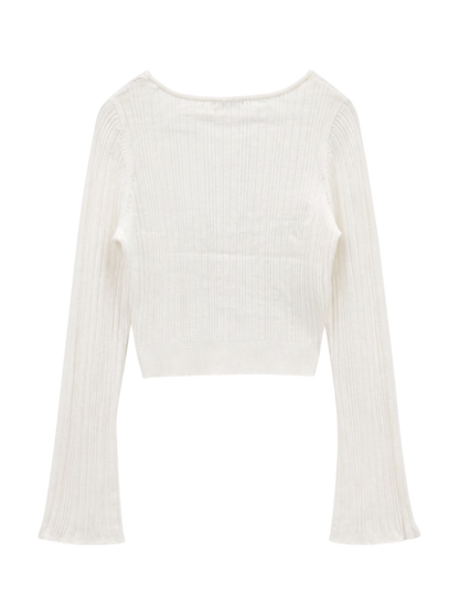 GGチェーンニットショートカーディガン