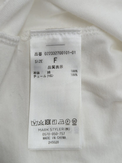 エンブロイダリーワンポイントTシャツ