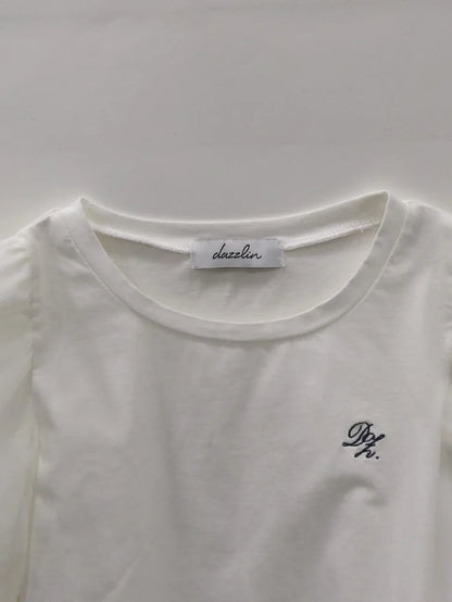 エンブロイダリーワンポイントTシャツ