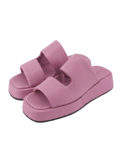 【quartierglam】PLATFORM PUFFY SLIDE SANDAL