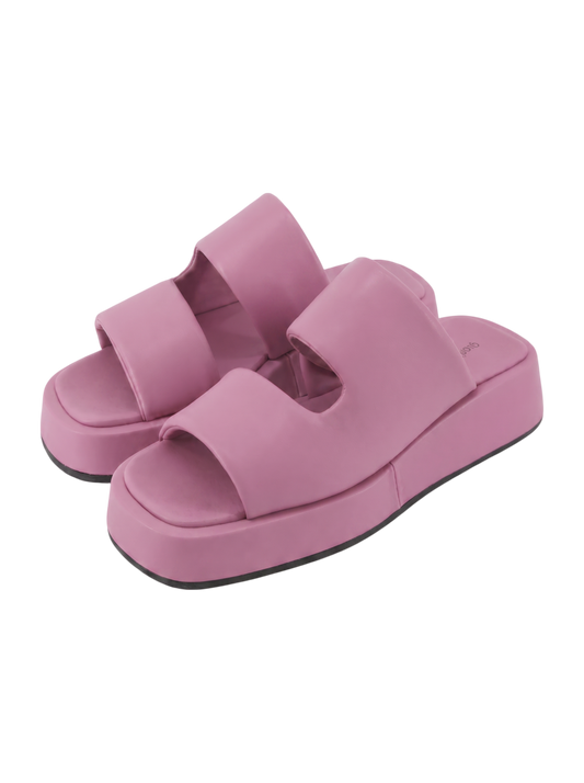 【quartierglam】PLATFORM PUFFY SLIDE SANDAL