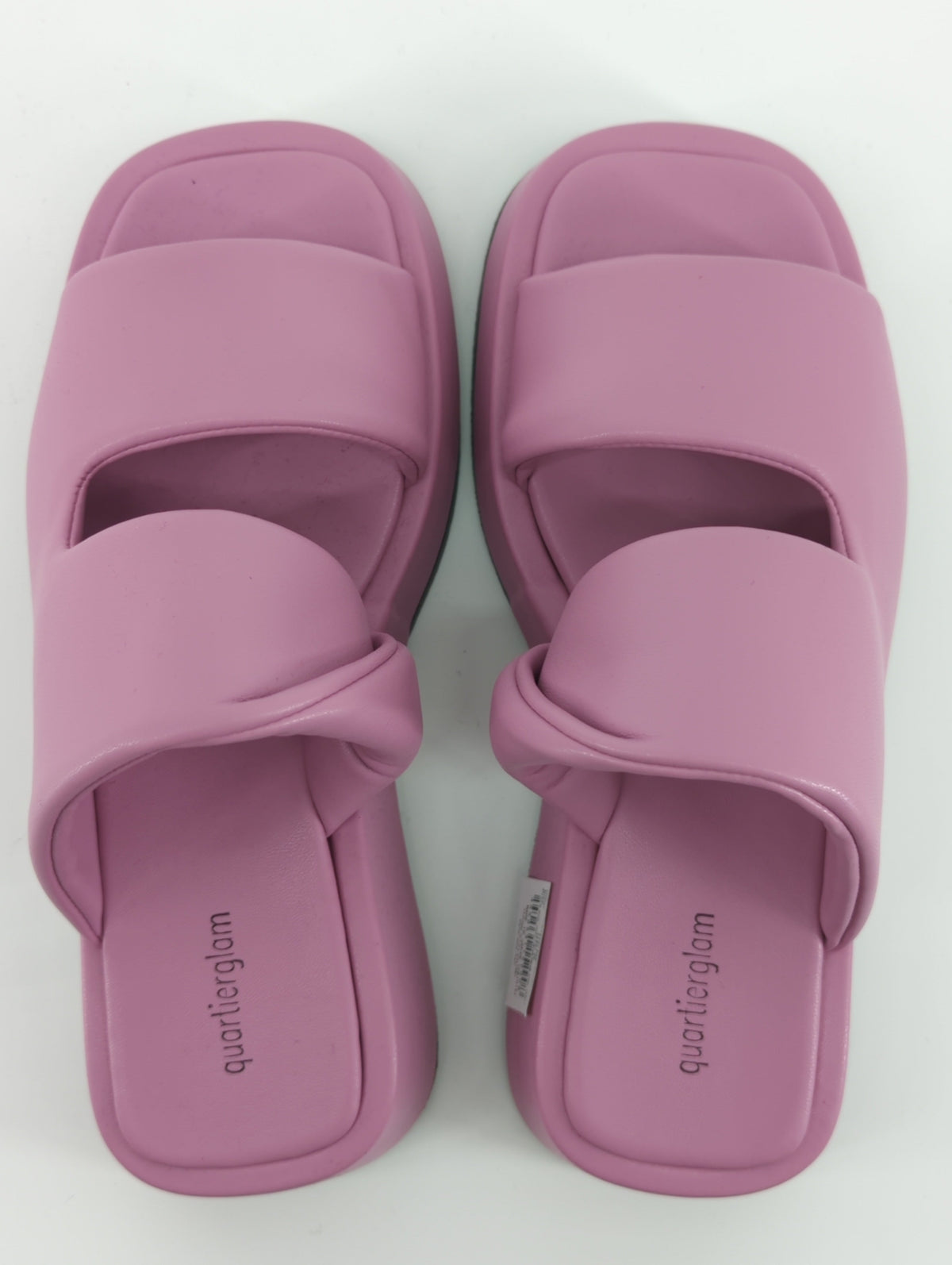 【quartierglam】PLATFORM PUFFY SLIDE SANDAL