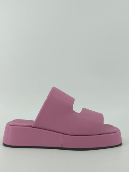 【quartierglam】PLATFORM PUFFY SLIDE SANDAL