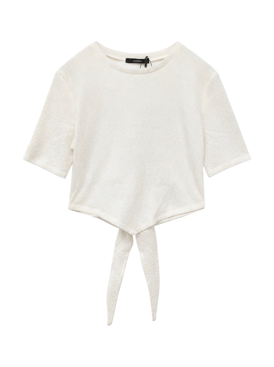 バックタイスカーフTシャツ