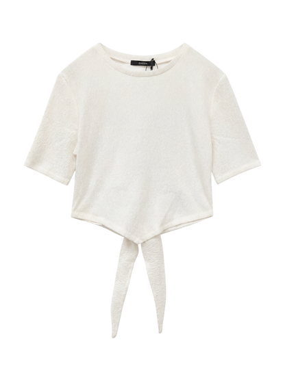 バックタイスカーフTシャツ