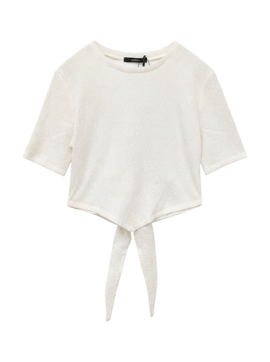 バックタイスカーフTシャツ