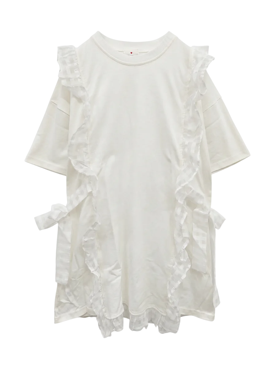 シアーフリルリボンBig Tee