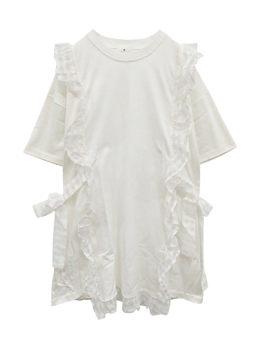 シアーフリルリボンBig Tee
