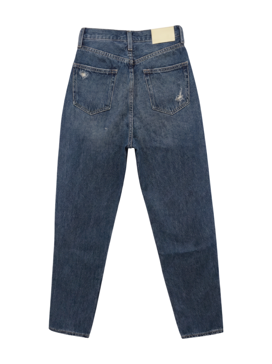 H/W GYDA SLEEK KNEEダメージデザインデニムパンツ