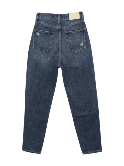 H/W GYDA SLEEK KNEEダメージデザインデニムパンツ