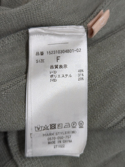 5分袖マーメイドニットワンピース