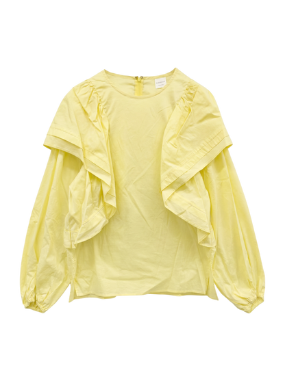 SHOULDER FRILL BL