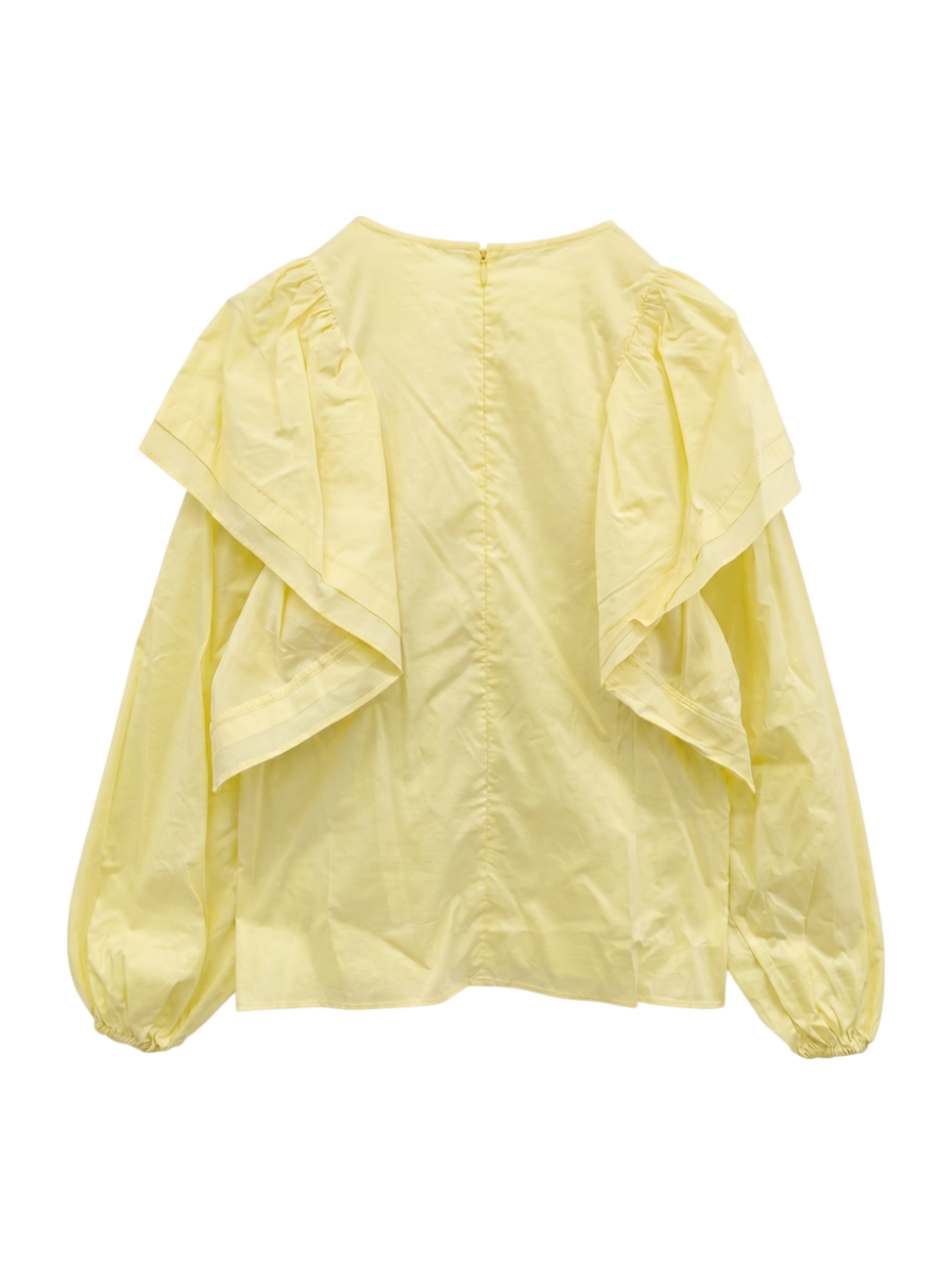 SHOULDER FRILL BL