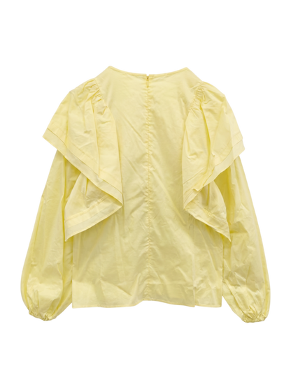 SHOULDER FRILL BL
