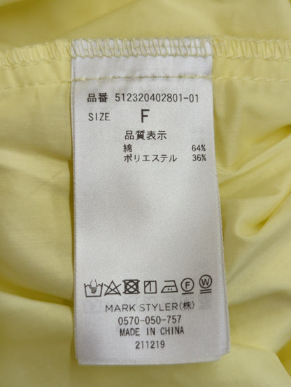SHOULDER FRILL BL
