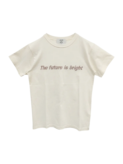 ラインストーンロゴフィット Tシャツ