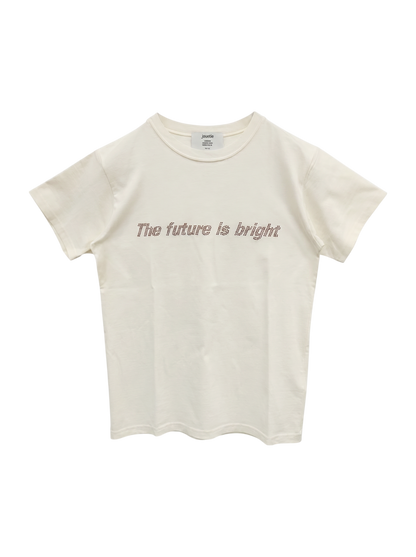 ラインストーンロゴフィット Tシャツ