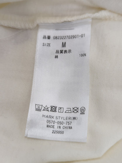 ラインストーンロゴフィット Tシャツ