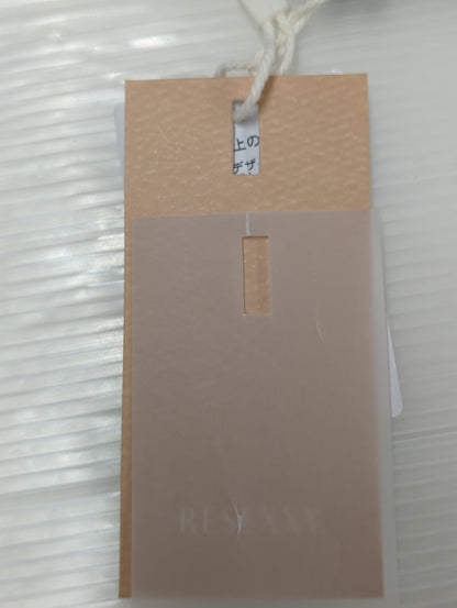 リブニットハイネックワンピース