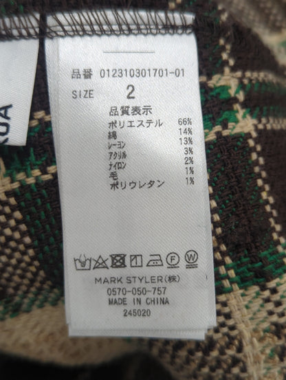ツイードベストシャツワンピース