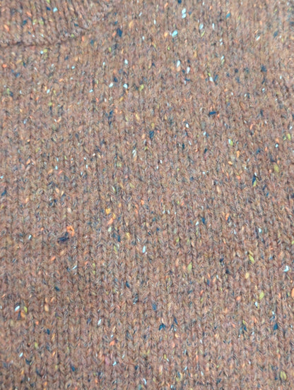 メランジハーフスリーブニット