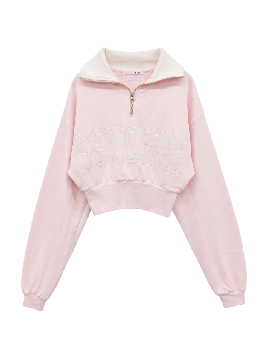 PSYCHEDハーフZIP Shortスウェットトップス