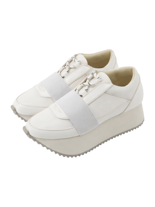 LACE UP PLATFORM SOLE SNEAKERS