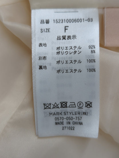 レースプリーツトレンチコート