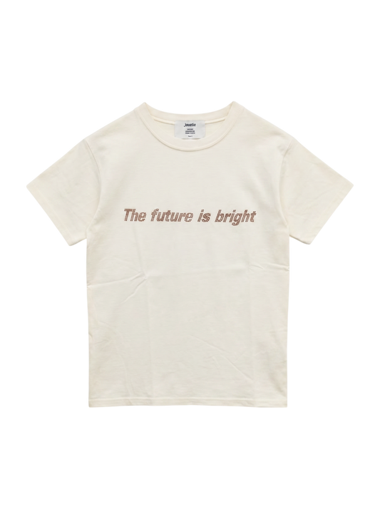 ラインストーンロゴフィット Tシャツ