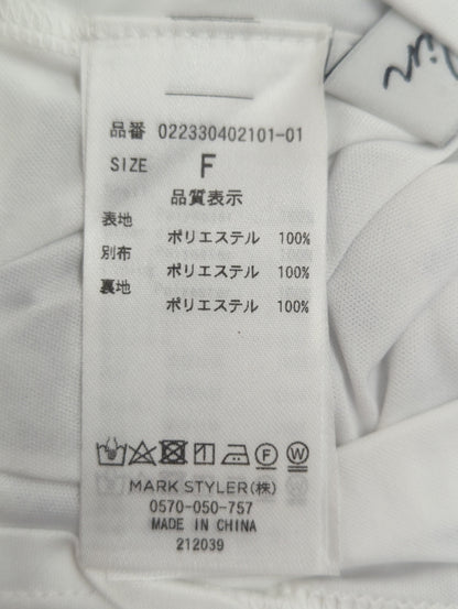 トーンフラワーギャザーブラウス