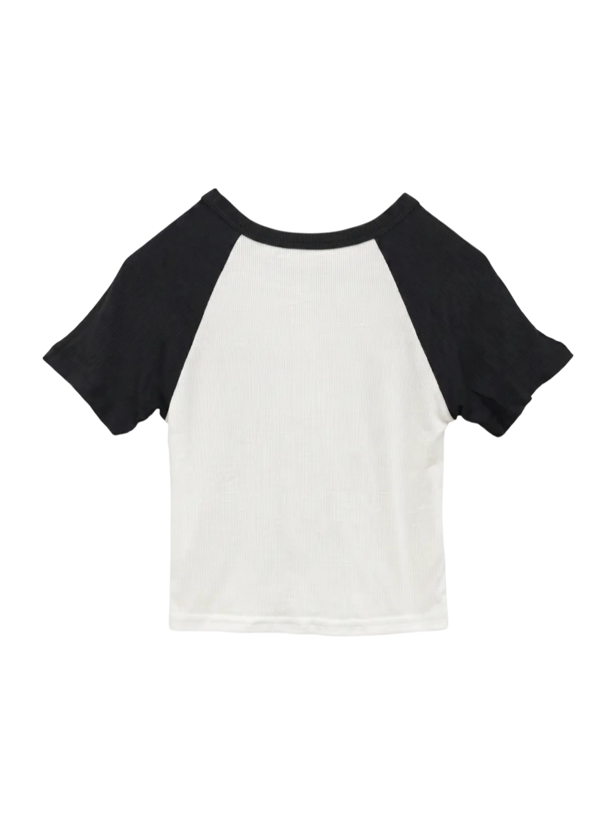 テレコラグランショートTシャツ