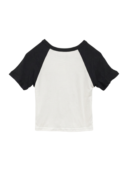 テレコラグランショートTシャツ