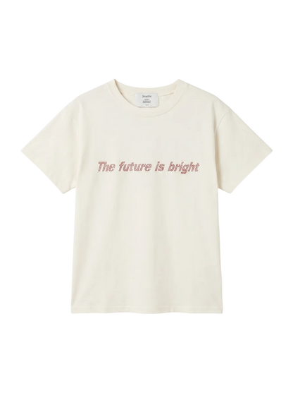 ラインストーンロゴフィット Tシャツ