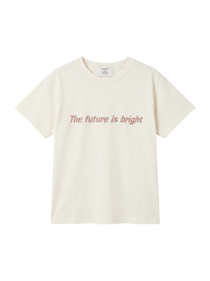 ラインストーンロゴフィット Tシャツ