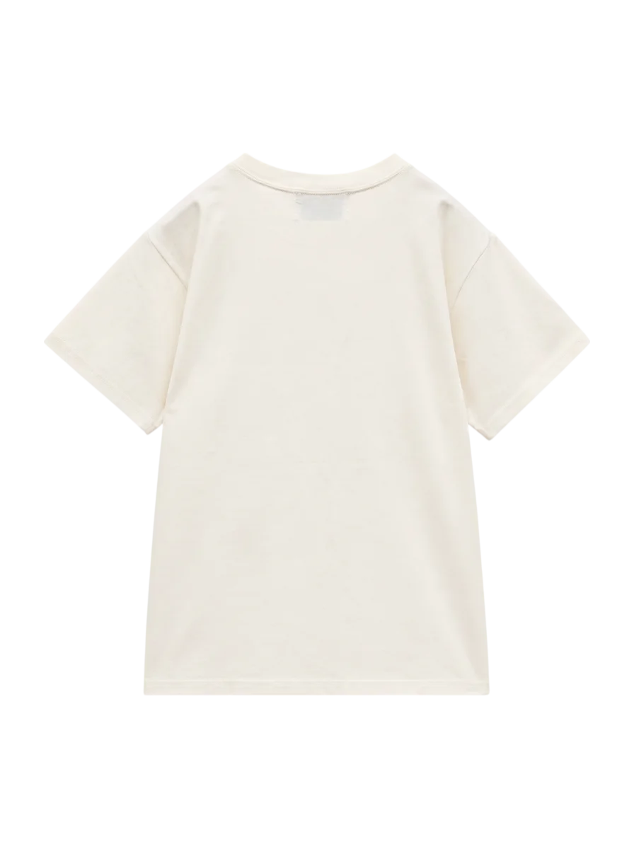 ラインストーンロゴフィット Tシャツ