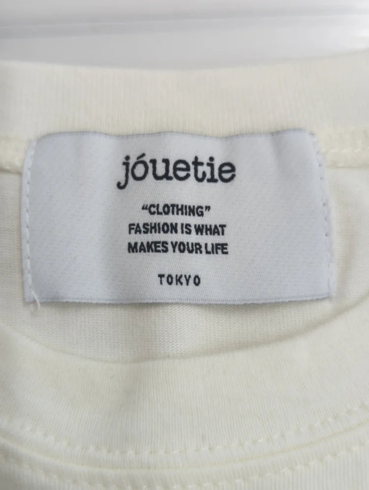 ラインストーンロゴフィット Tシャツ