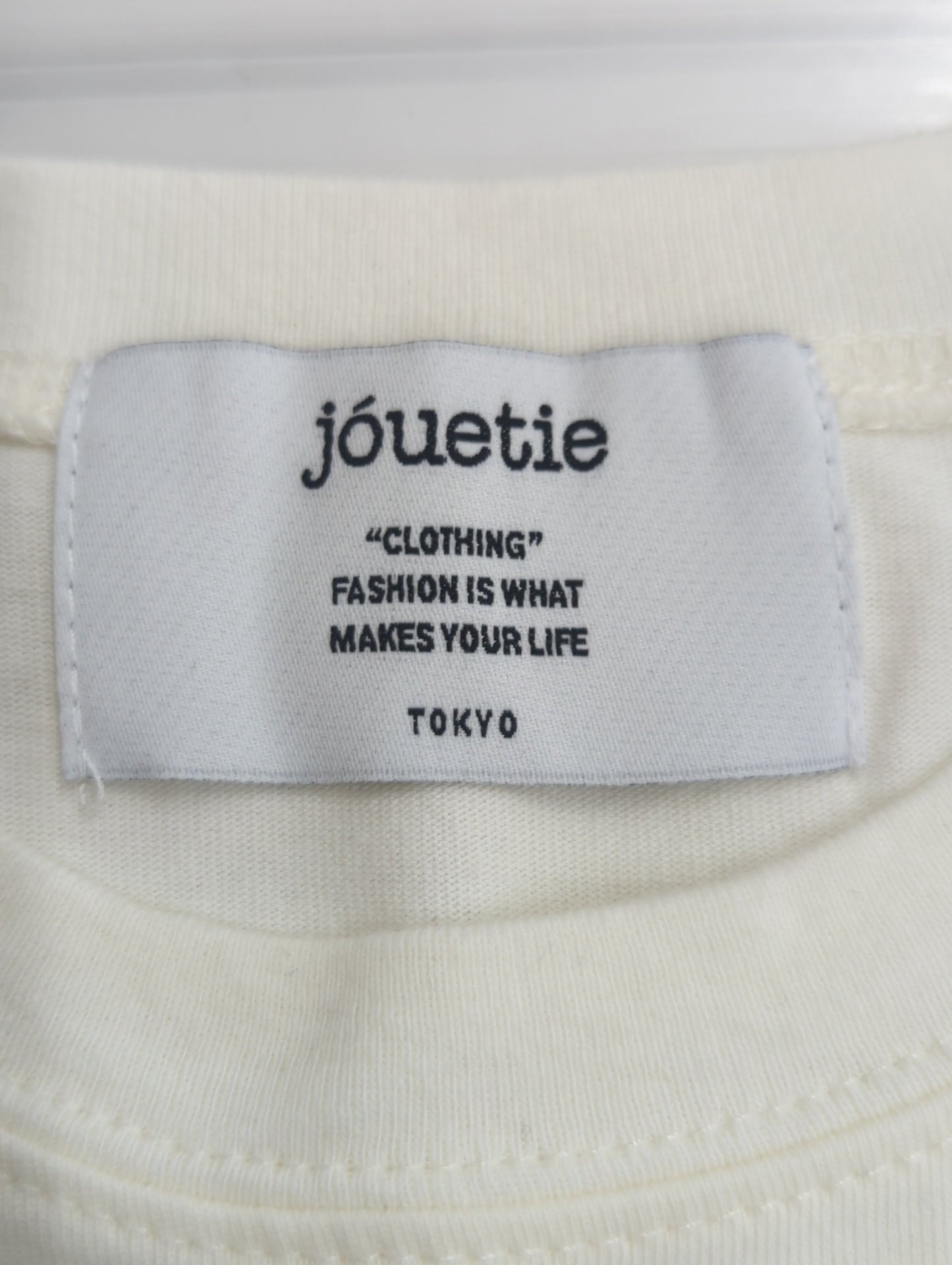 ラインストーンロゴフィット Tシャツ