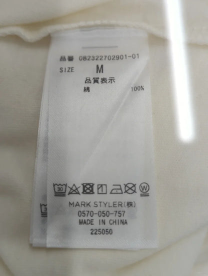 ラインストーンロゴフィット Tシャツ